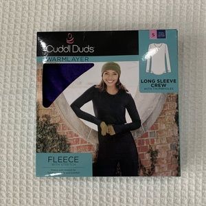 NWT Cuddl Duds Fleece Long Sleeve Crew